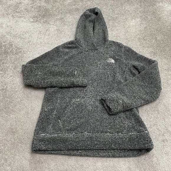 The North Face Pullover Hoodie Sweatshirt Womens Medium Gray Casual Outdoor Hike - Picture 1 of 12